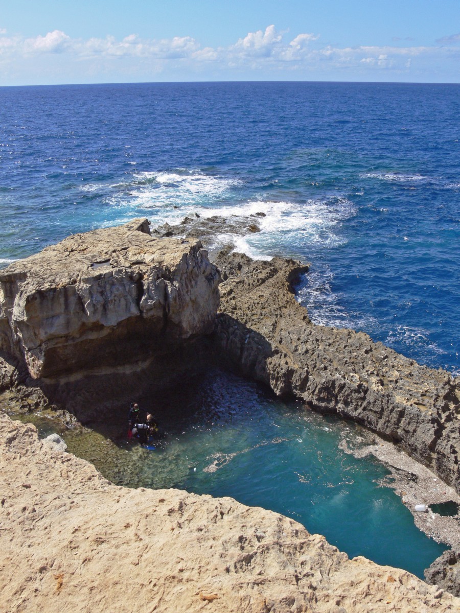 Blue Hole, Dwejra, Gozo, Malta