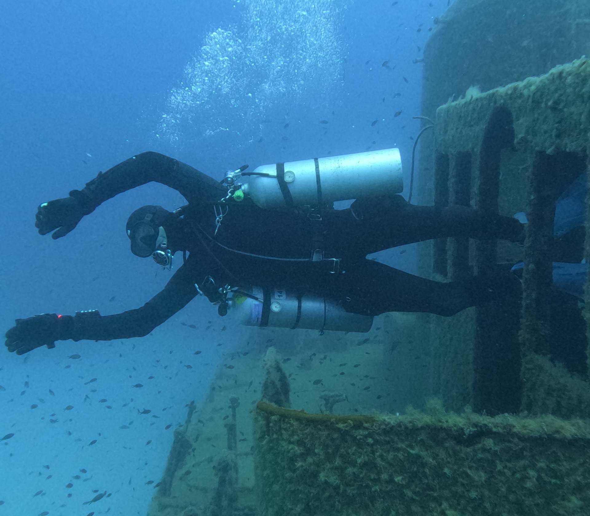 Kurz sidemount potápěnbí na Maltě
